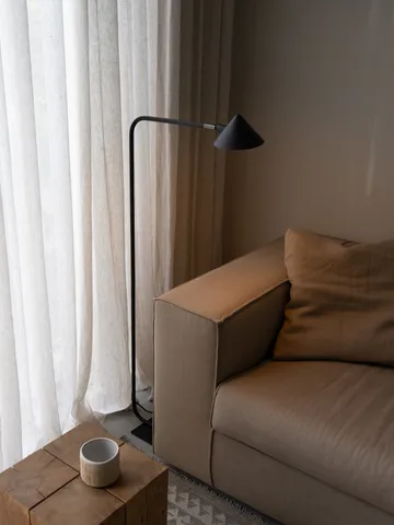 Lampe sur pied Kuro - Black, Ø14x120 cm - Watt & Veke