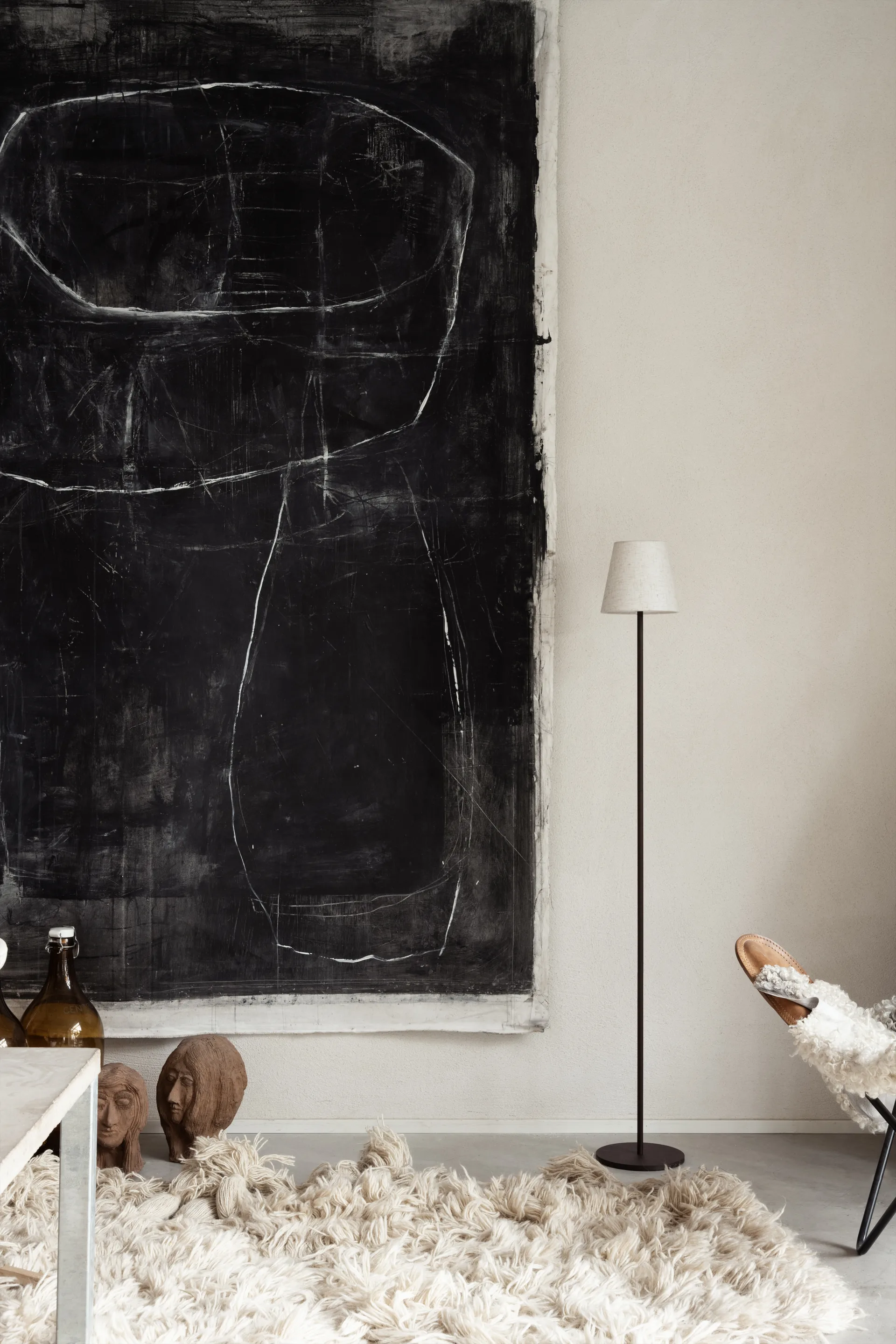 Lampe sur pied portable Tyra floor Ø14 cm, Coffee Watt & Veke