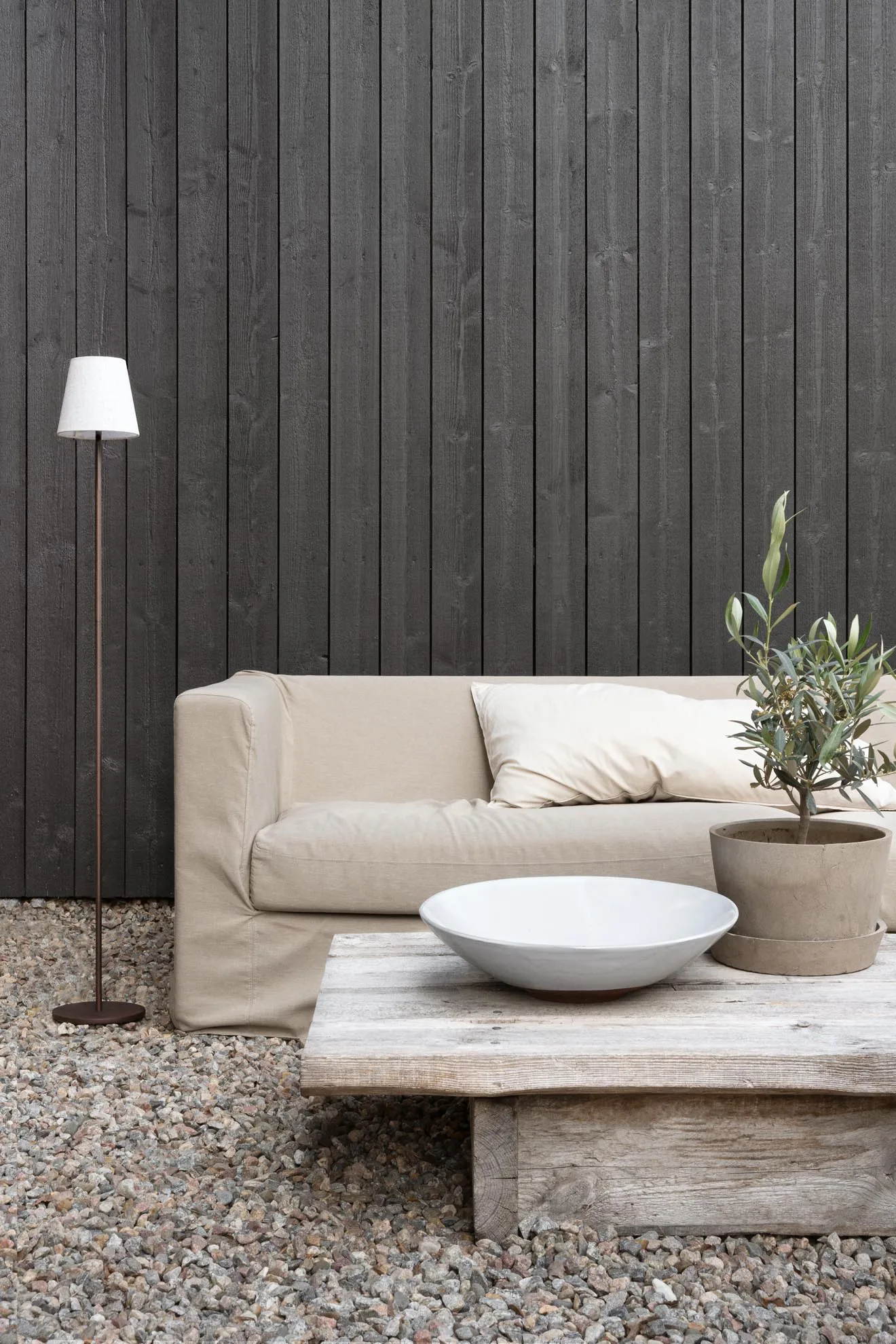 Lampe sur pied portable Tyra floor Ø14 cm, Coffee Watt & Veke