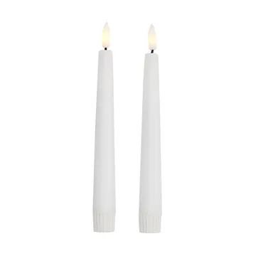 Lot de 2 W&V LED Candle - 20,5 cm - Watt & Veke