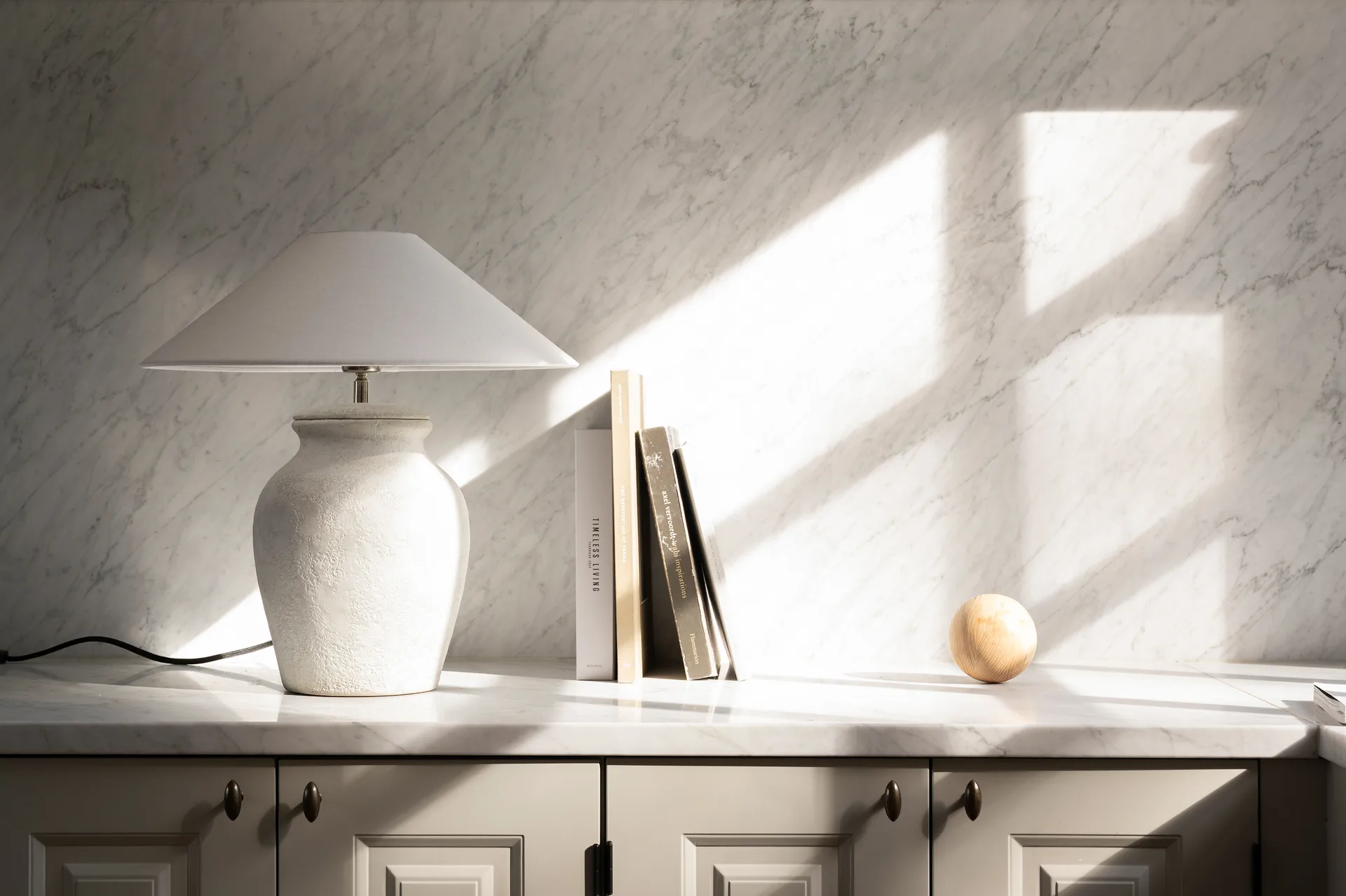 Pied de lampe Berit 38 cm, Light grey Watt & Veke