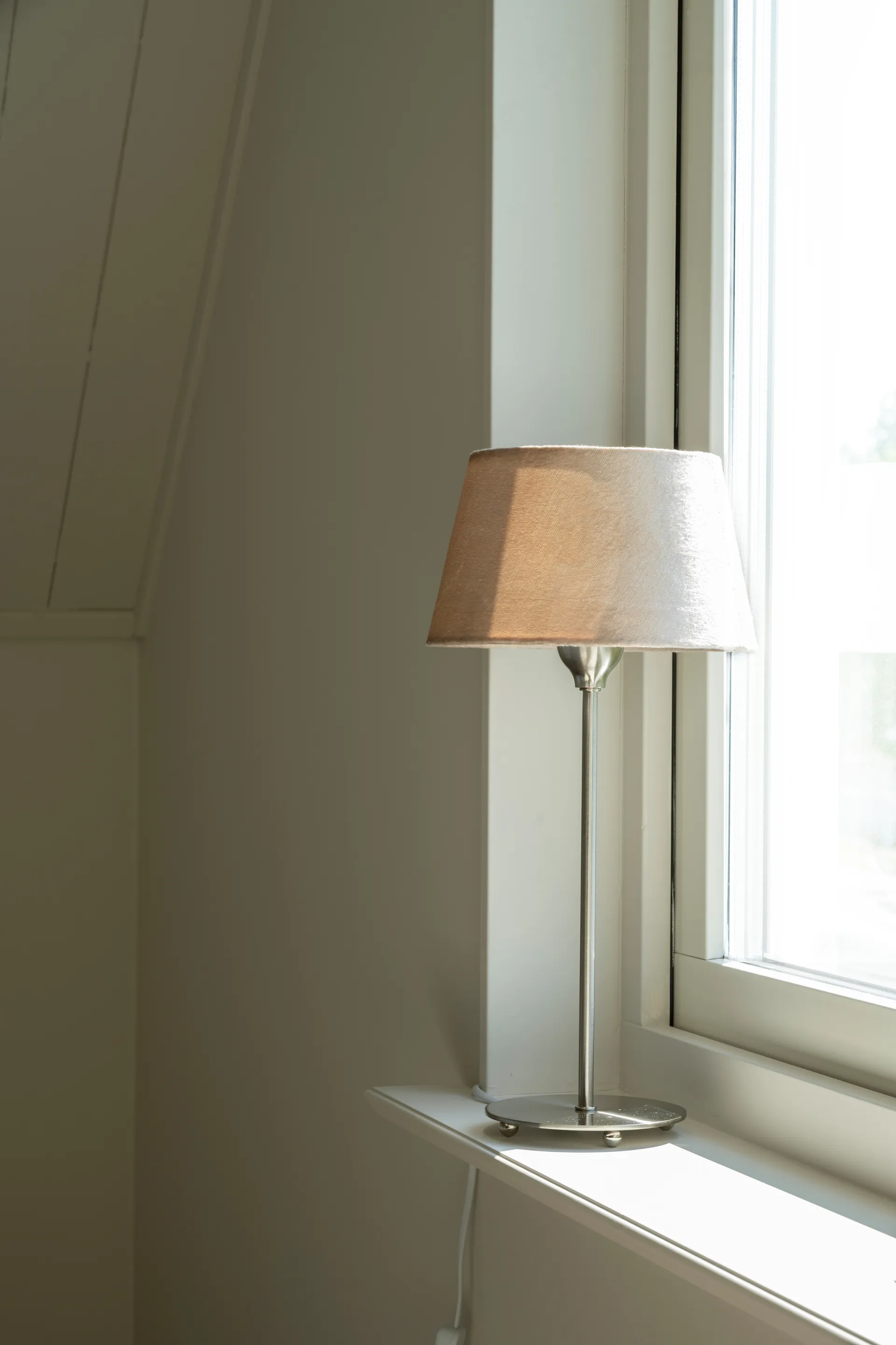 Pied de lampe de table Line 35, Matt chrome Watt & Veke