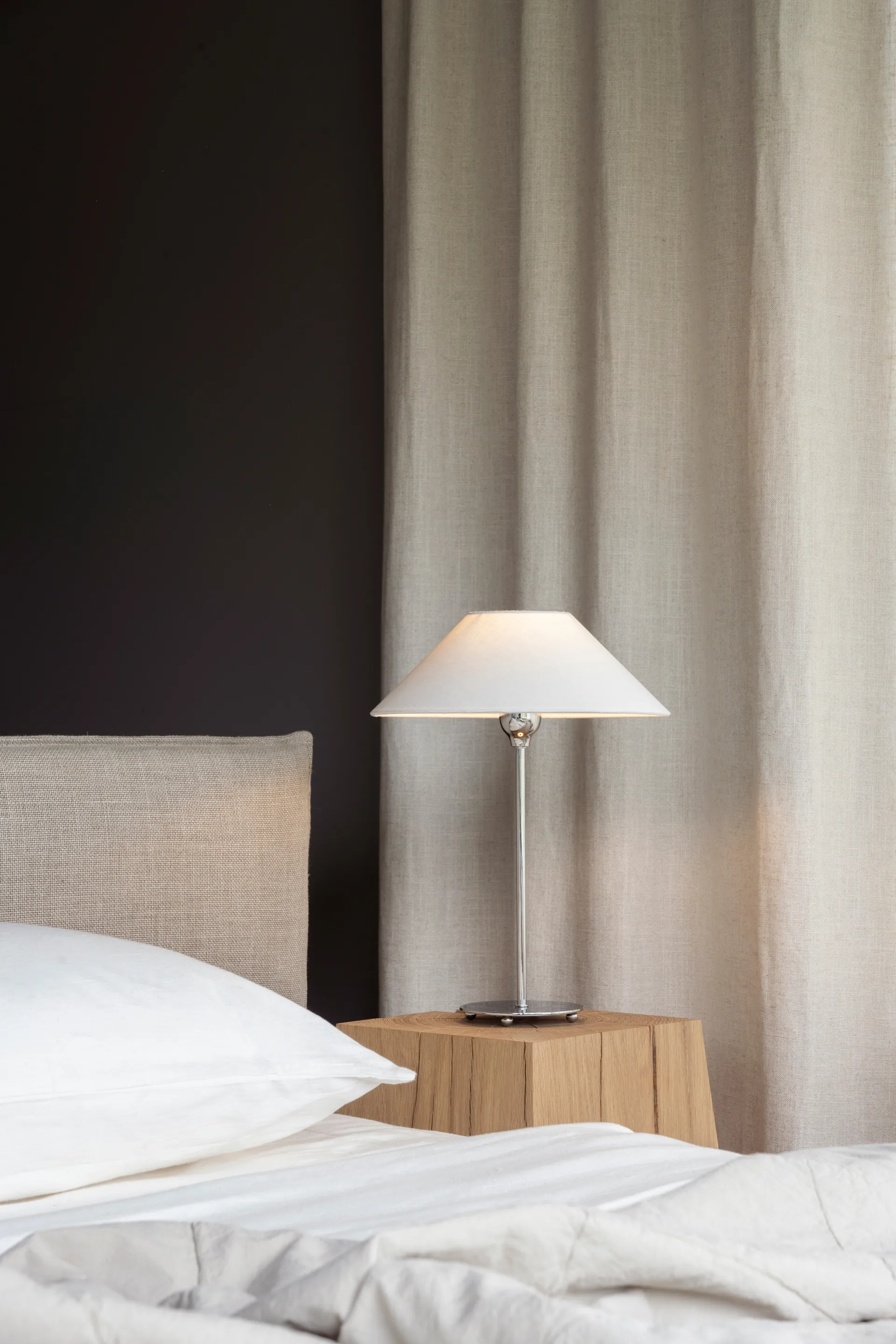 Pied de lampe de table Line 35, Silver Watt & Veke