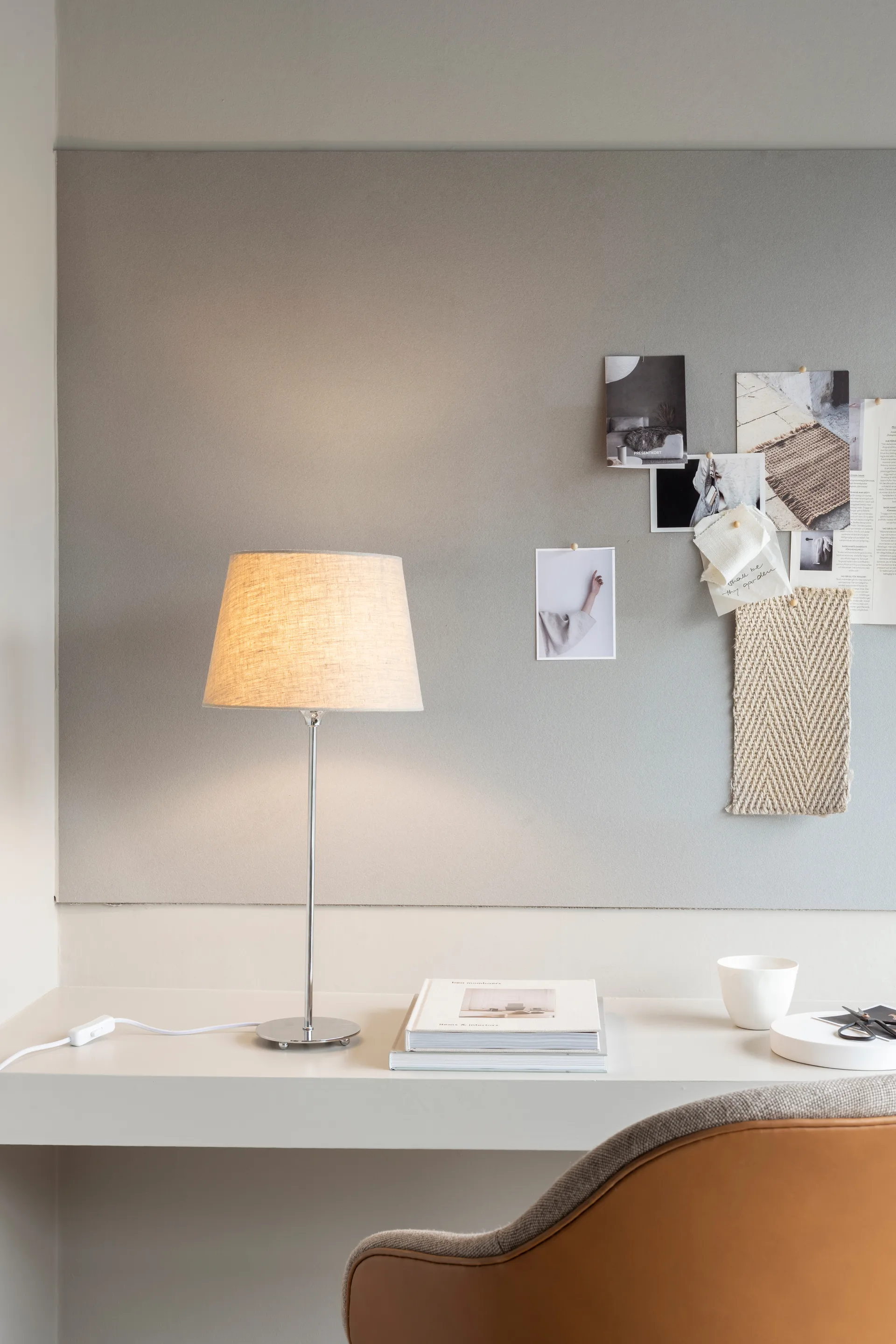 Pied de lampe de table Line 45, Silver Watt & Veke