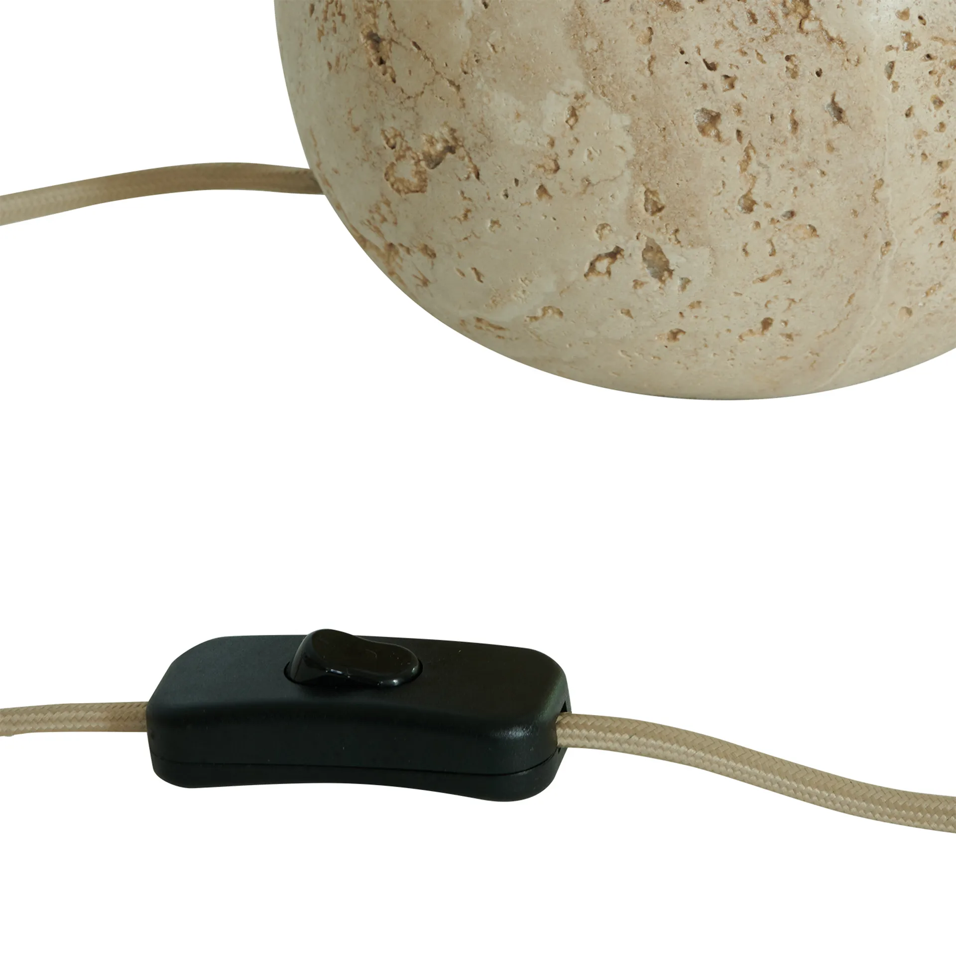 Pied de lampe de table Pella, Travertine Watt & Veke