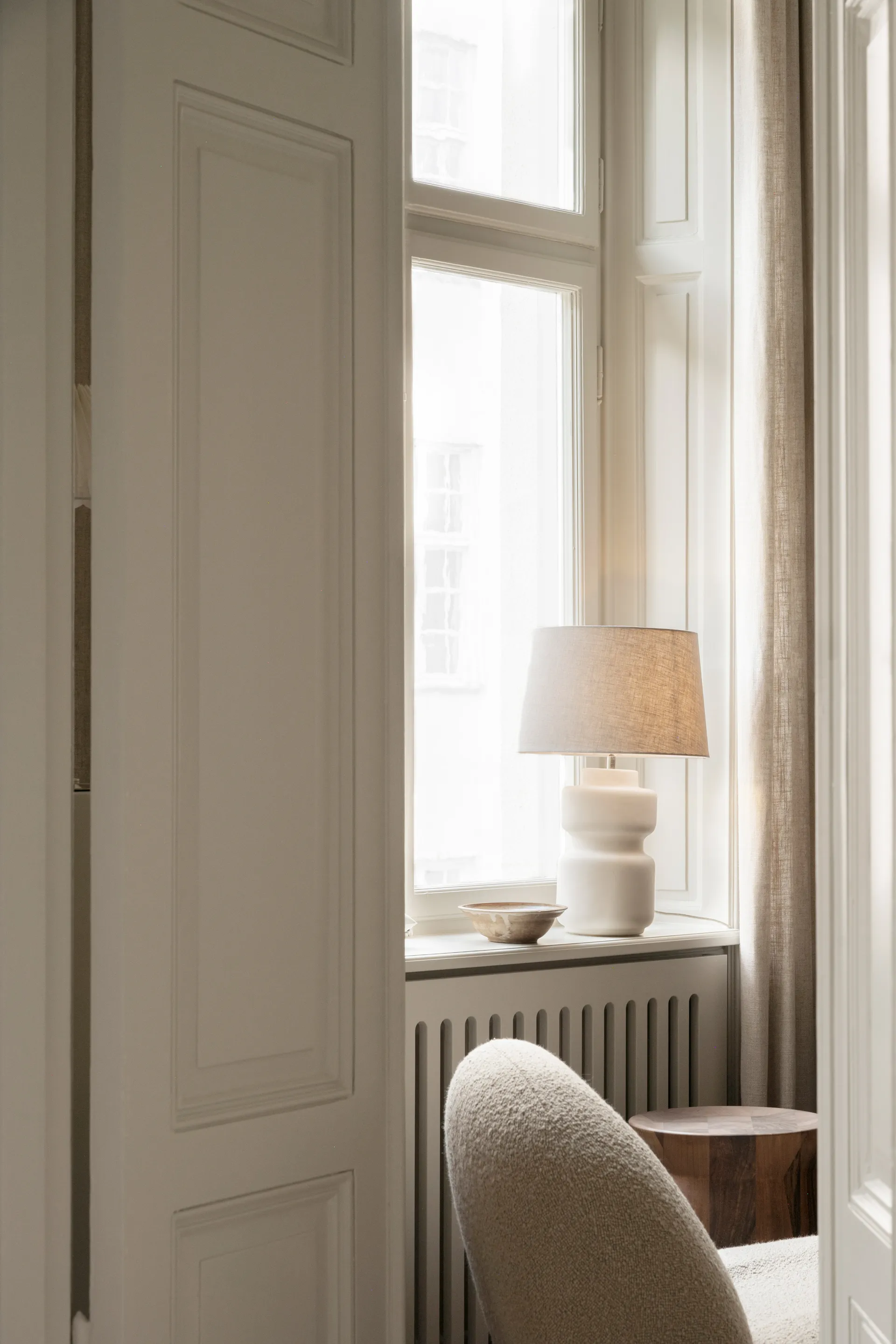 Pied de lampe Evy 37 cm, White-ivory Watt & Veke