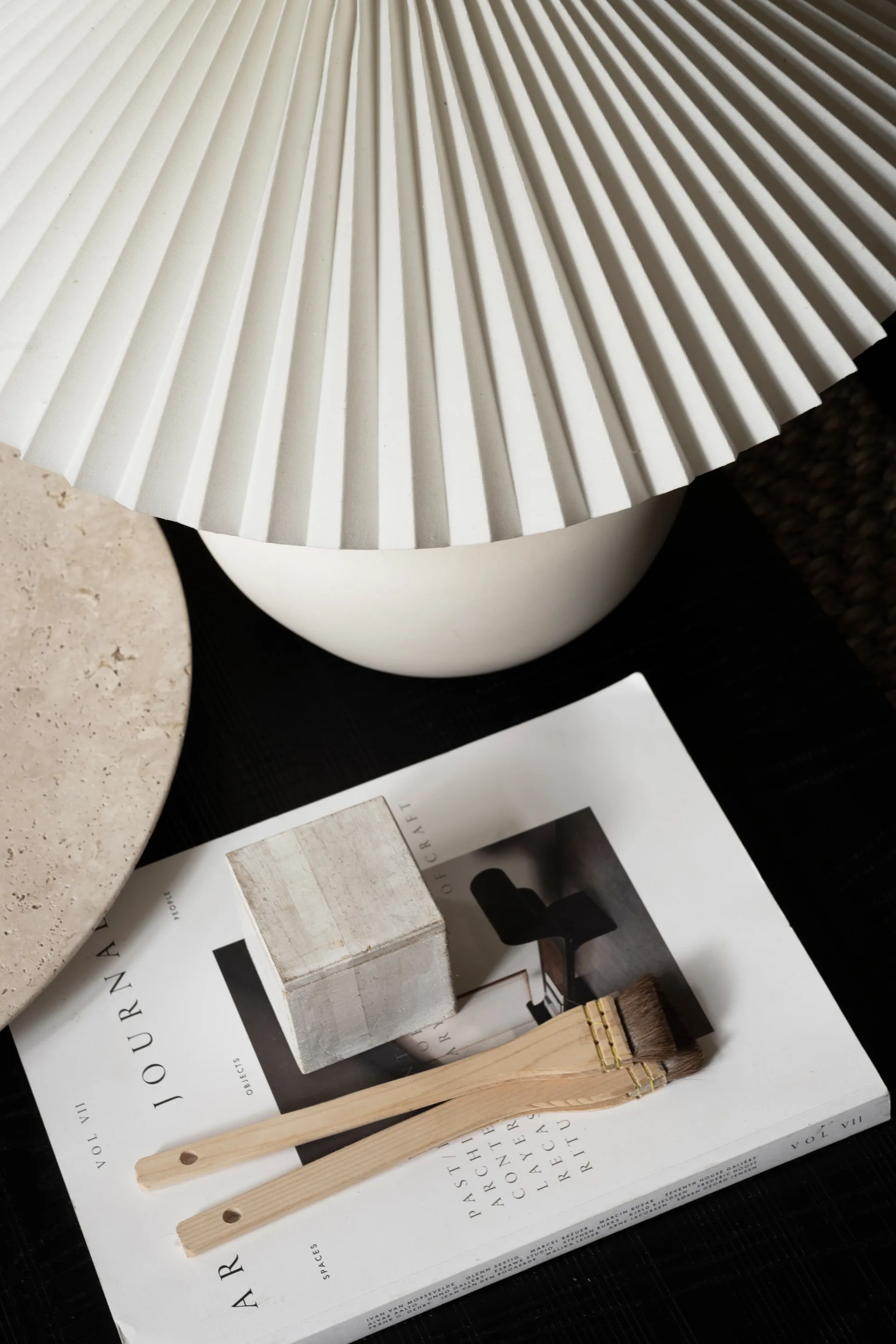 Pied de lampe Mia 31 cm, White-ivory Watt & Veke