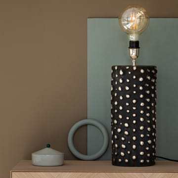 Pied de lampe Peggy 28 cm - Noir – argenté - Watt & Veke