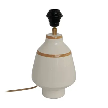 Pied pour lampe Becky Ø15x30 cm - White-mustard - Watt & Veke