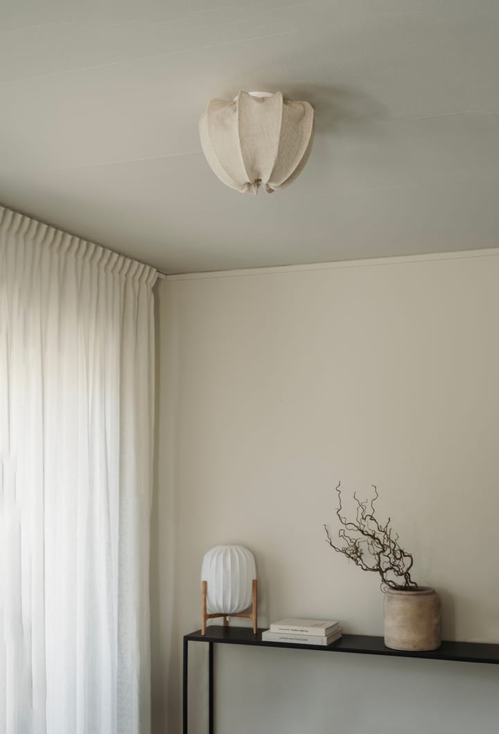 Plafonnier Anna mini Ø30 cm, Natural linen Watt & Veke