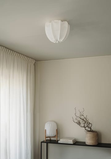 Plafonnier Anna mini Ø30 cm - White linen - Watt & Veke