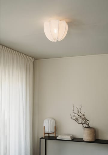 Plafonnier Anna mini Ø30 cm - White linen - Watt & Veke