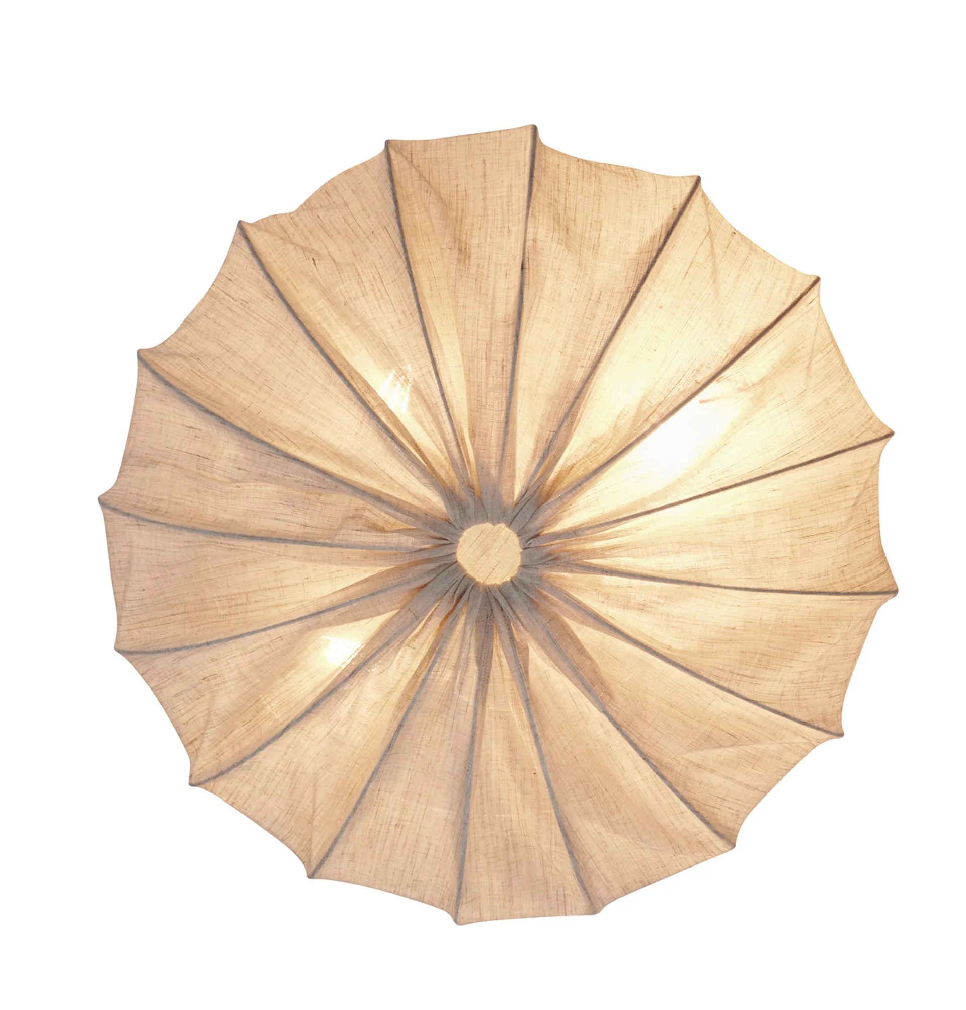 Plafonnier lin Anna Ø60 cm, Natural Watt & Veke