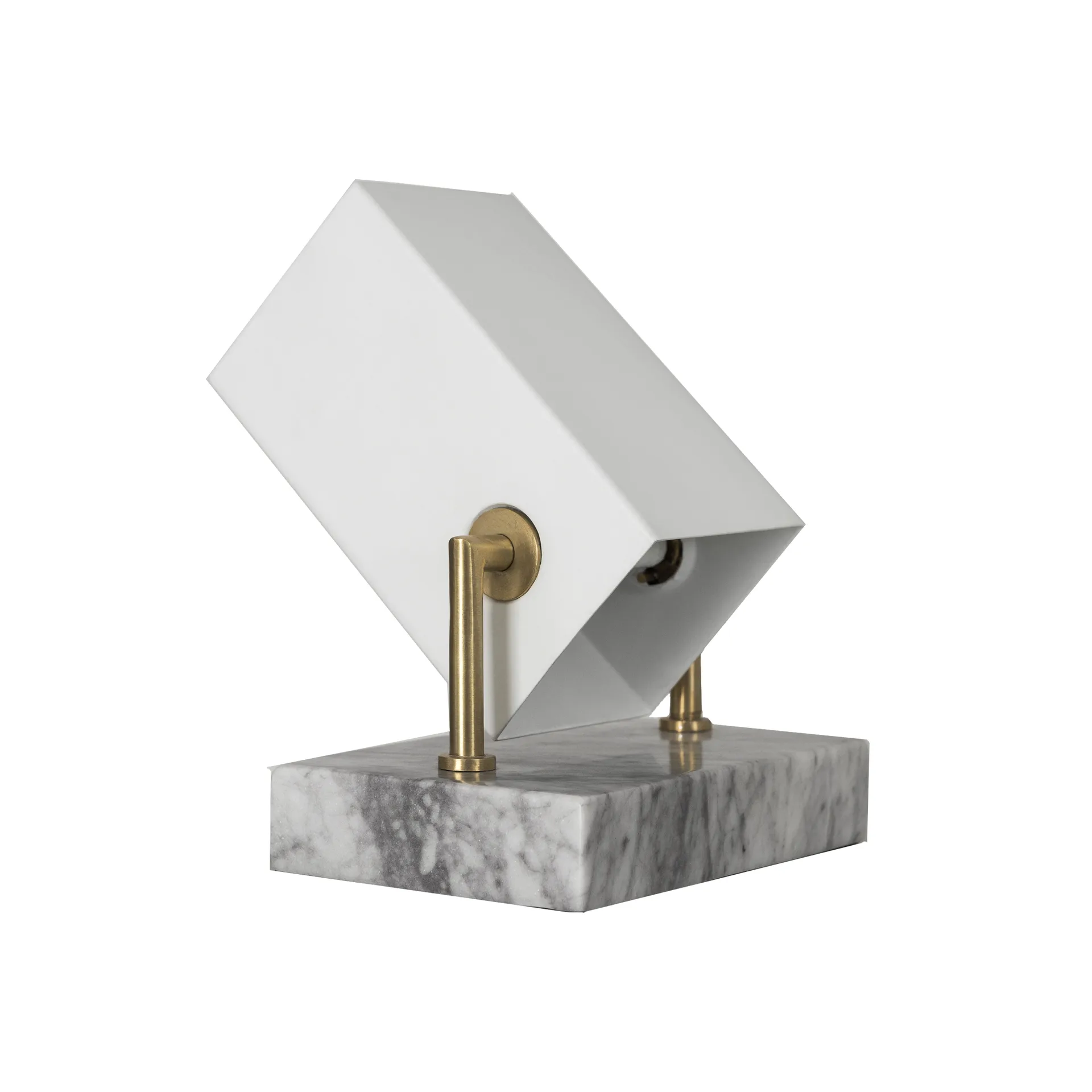 Projecteur de sol Box, blanc mat Watt & Veke