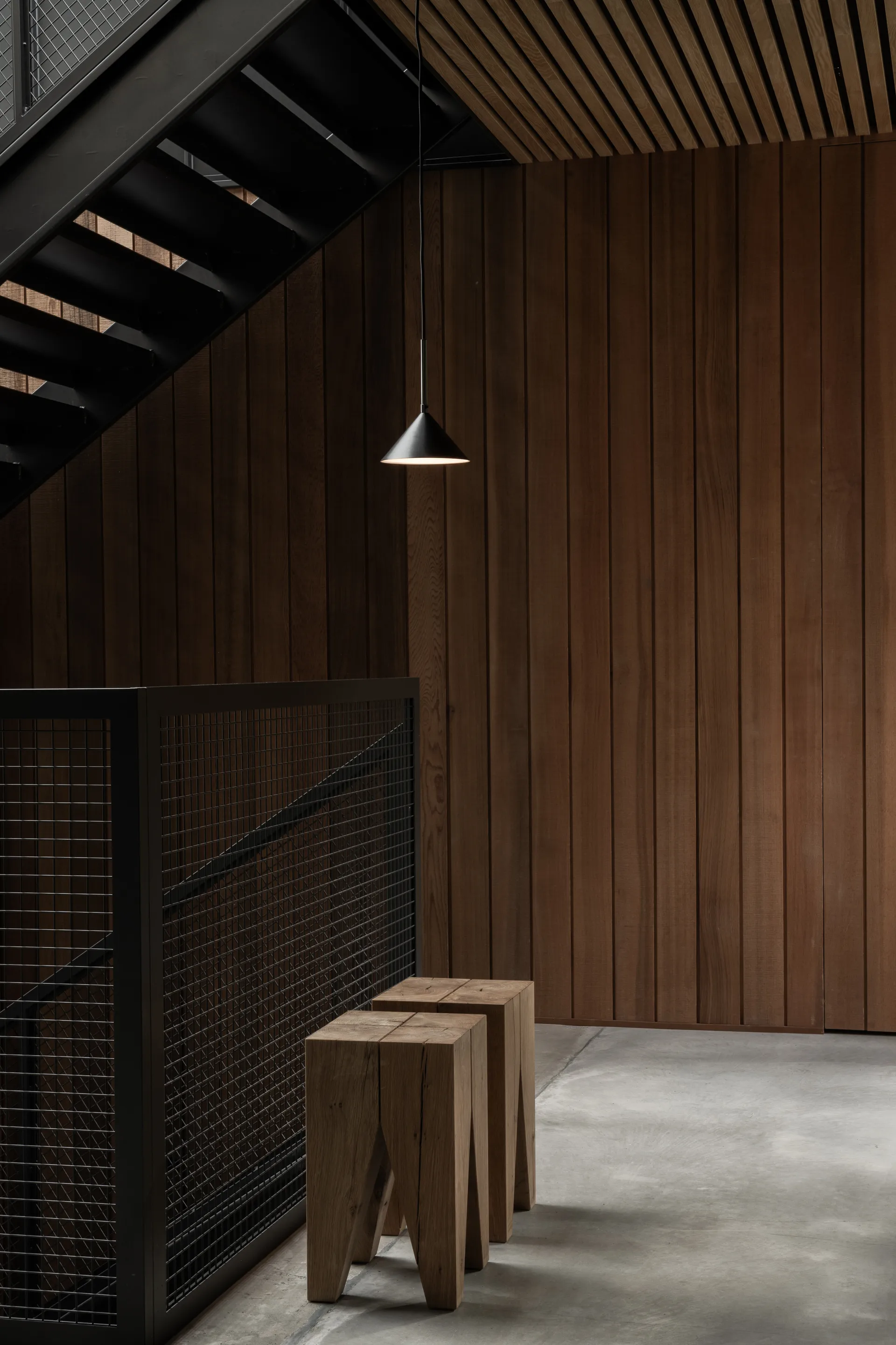 Suspension Kuro, Black, Ø17x9 cm Watt & Veke