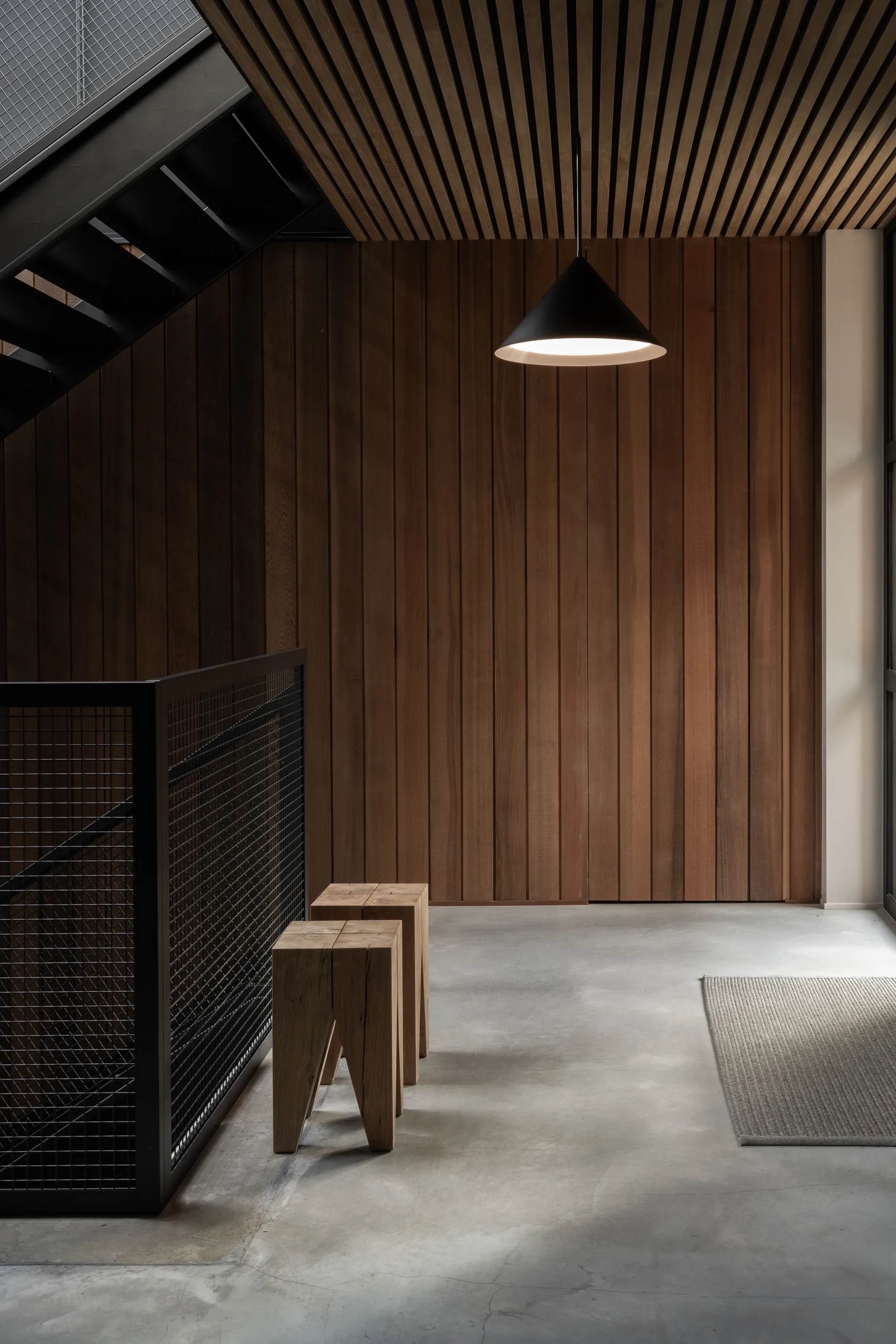 Suspension Kuro, Black, Ø45x25 cm Watt & Veke