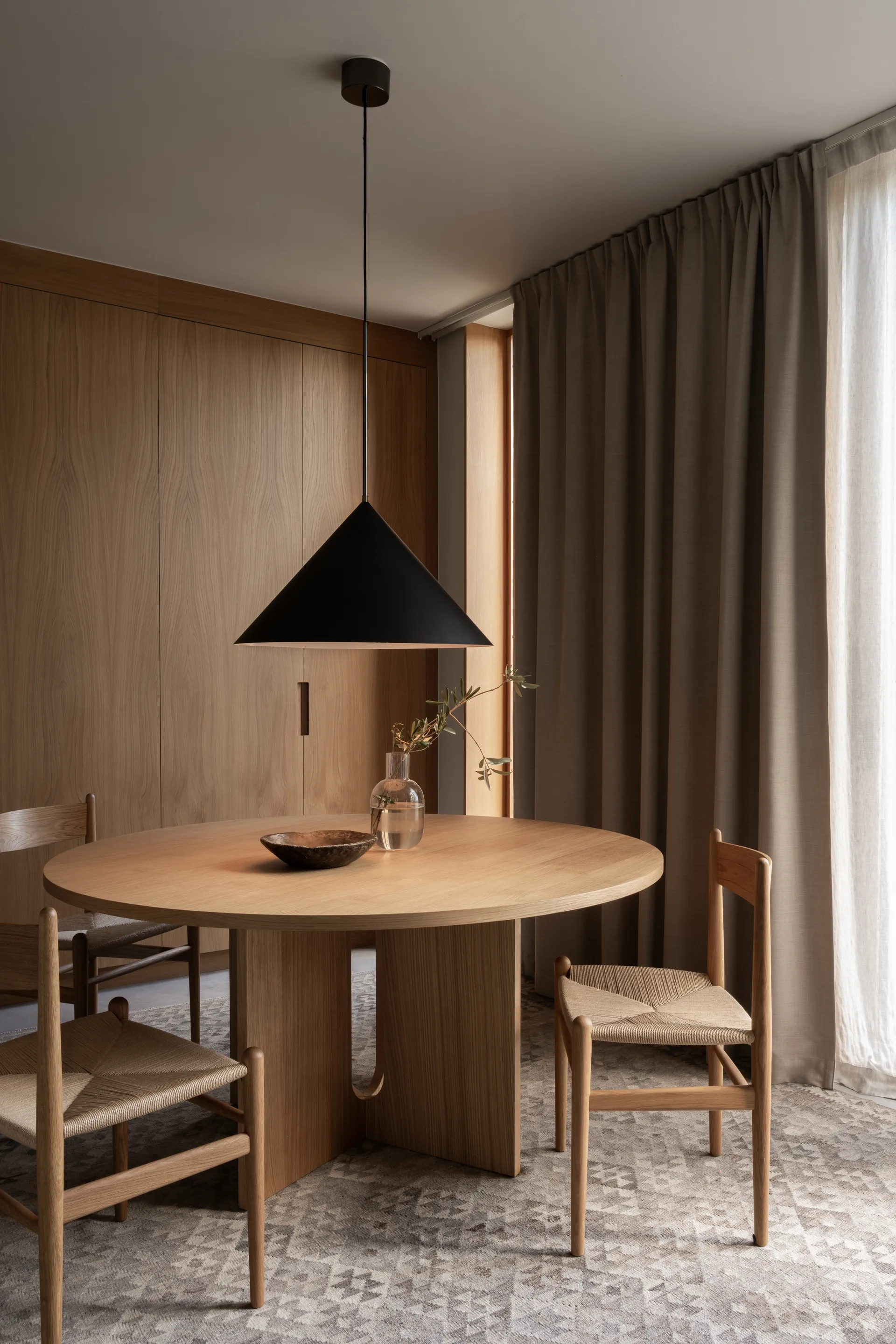 Suspension Kuro, Black, Ø65x36 cm Watt & Veke