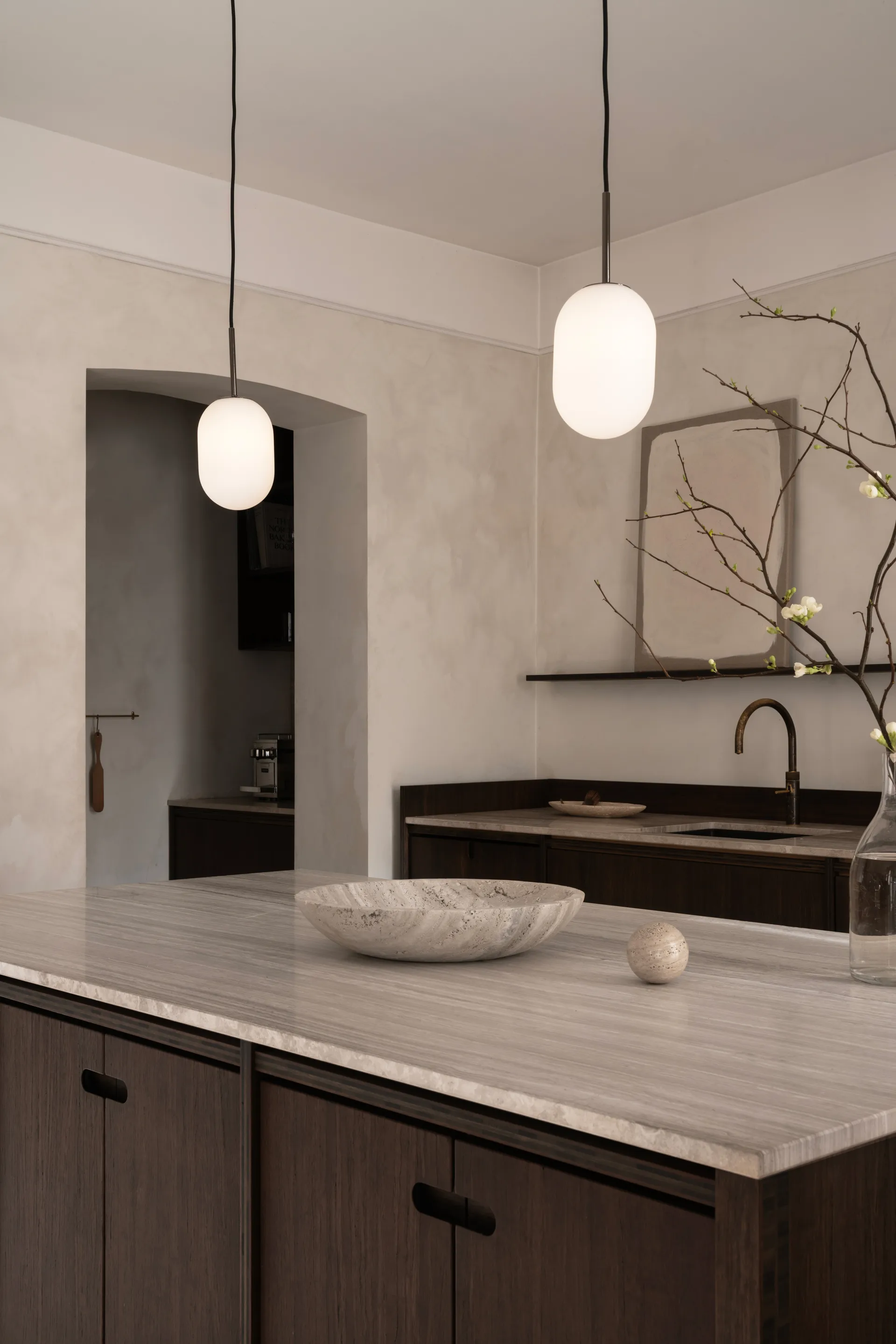 Suspension Noor S Ø12 cm, White Watt & Veke