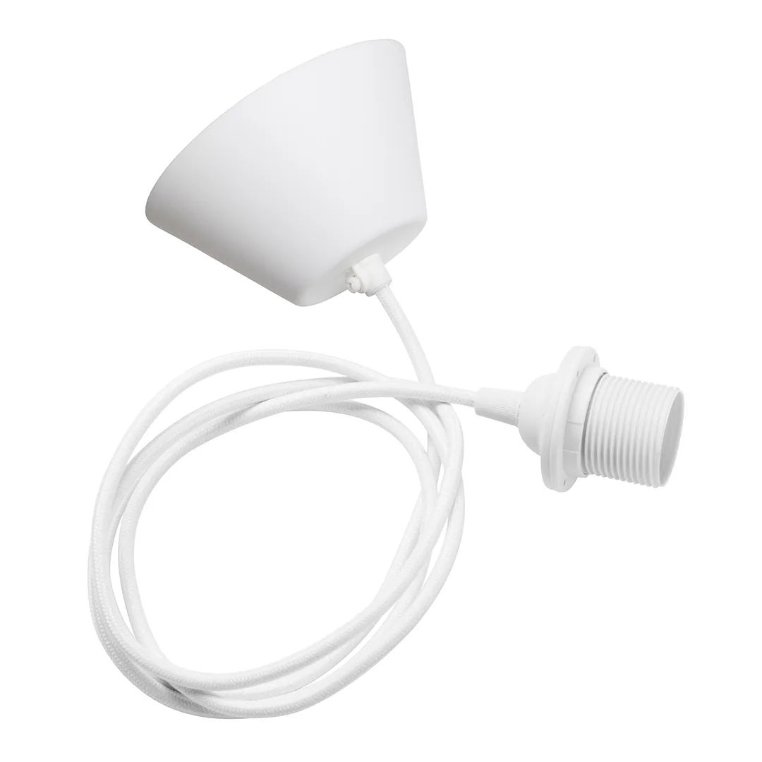 Suspension plafond Watt & Veke textile, Blanc Watt & Veke