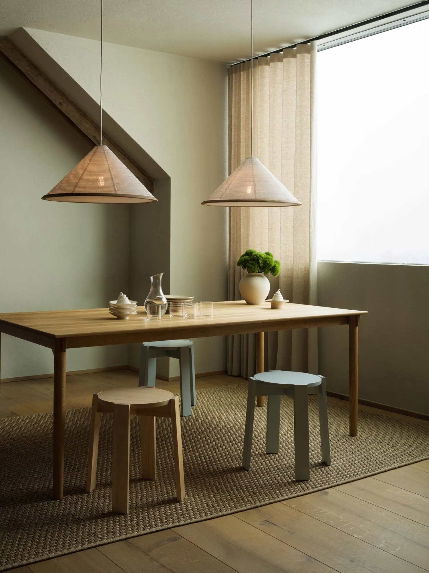 Suspension Shiro, White, Ø60x29 cm Watt & Veke