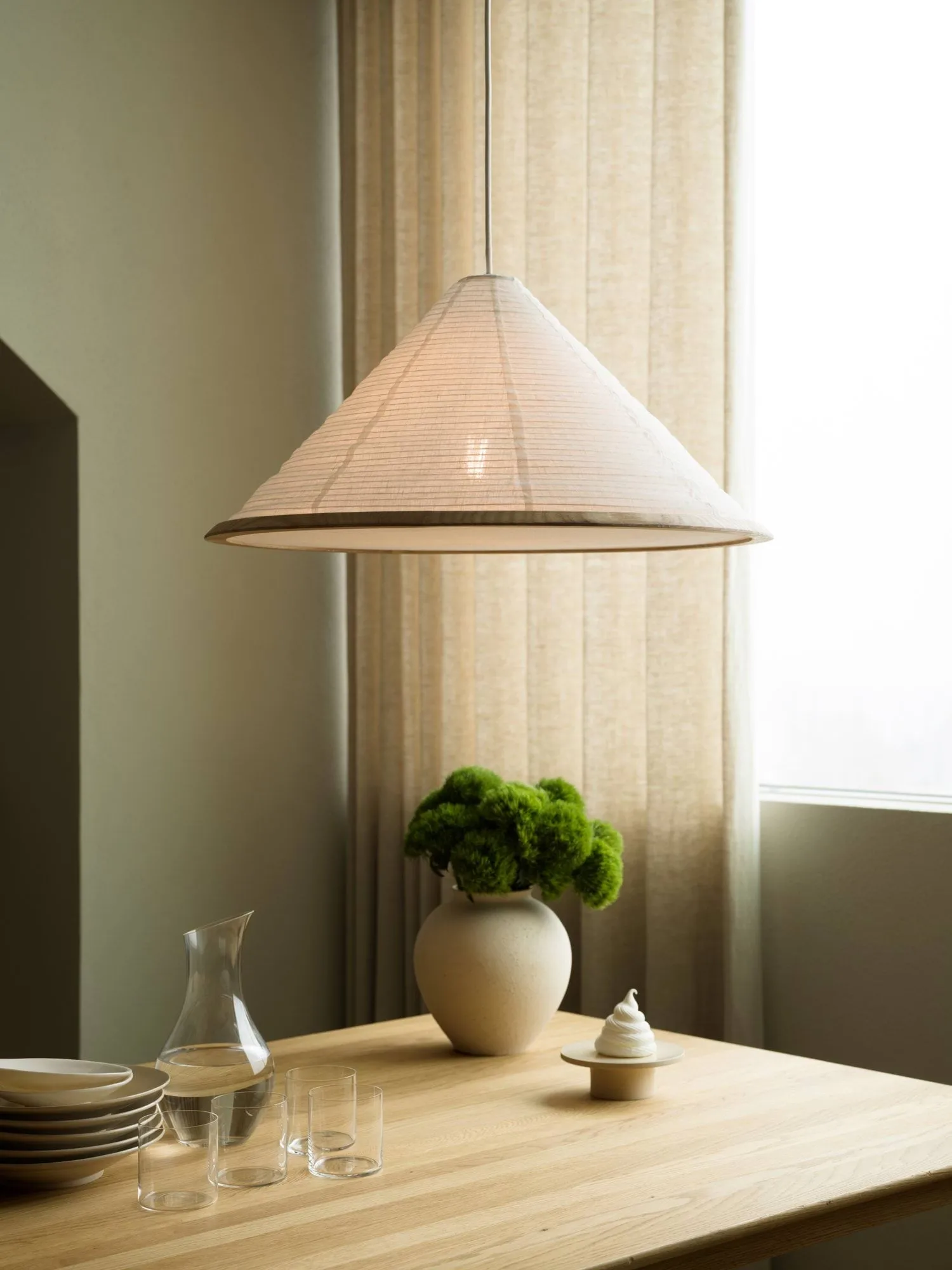 Suspension Shiro, White, Ø60x29 cm Watt & Veke