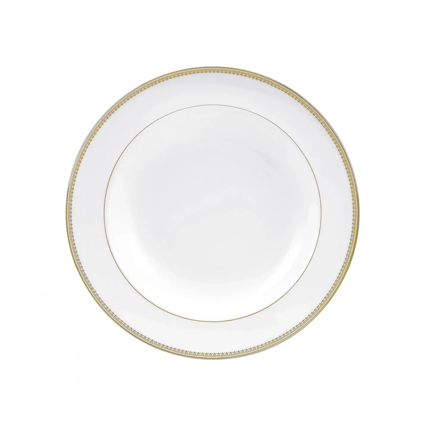 Assiette creuse Vera Wang Lace Gold, Ø 23 cm Wedgwood