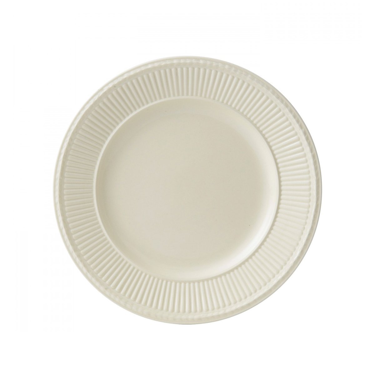 Wedgwood Assiette Edme o23 cm | Design Scandinave | Assiettes à dessert | Blanc