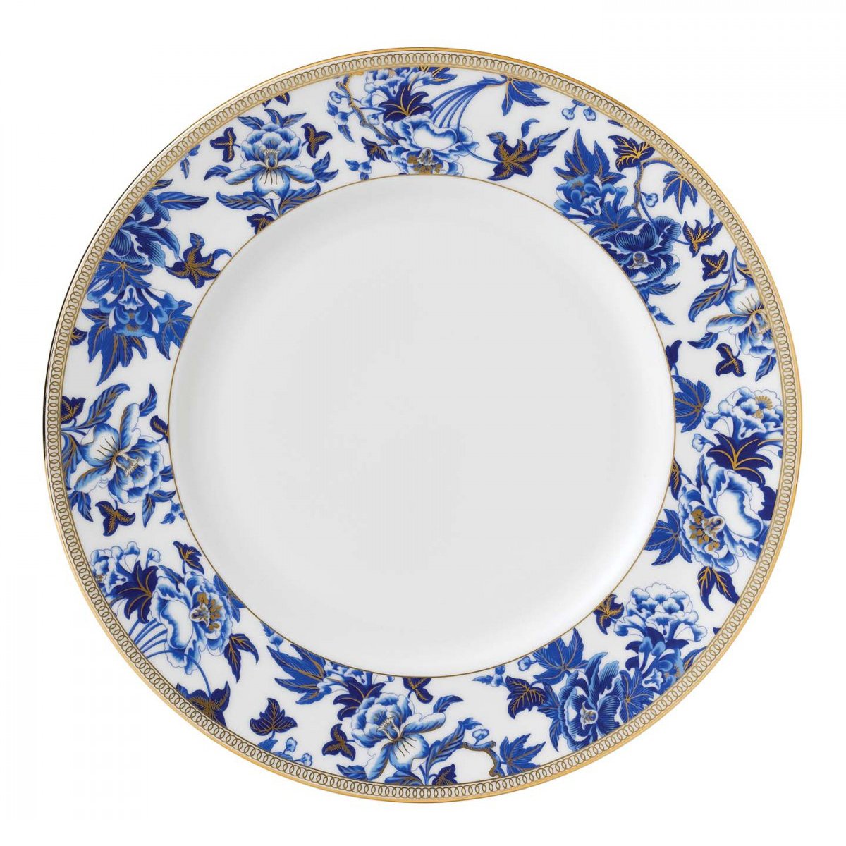 Wedgwood Assiette Hibiscus o 27 cm floral | Design Scandinave | Assiettes plates | Bleu