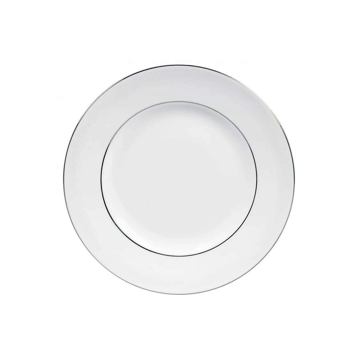 Assiette Vera Wang Blanc Sur Blanc, Ø 20 cm Wedgwood