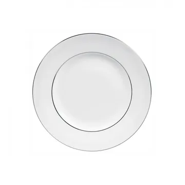 Assiette Vera Wang Blanc Sur Blanc - Ø 20 cm - Wedgwood