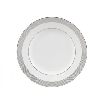 Assiette Vera Wang Grosgrain avec bordure grise - Ø 20 cm - Wedgwood