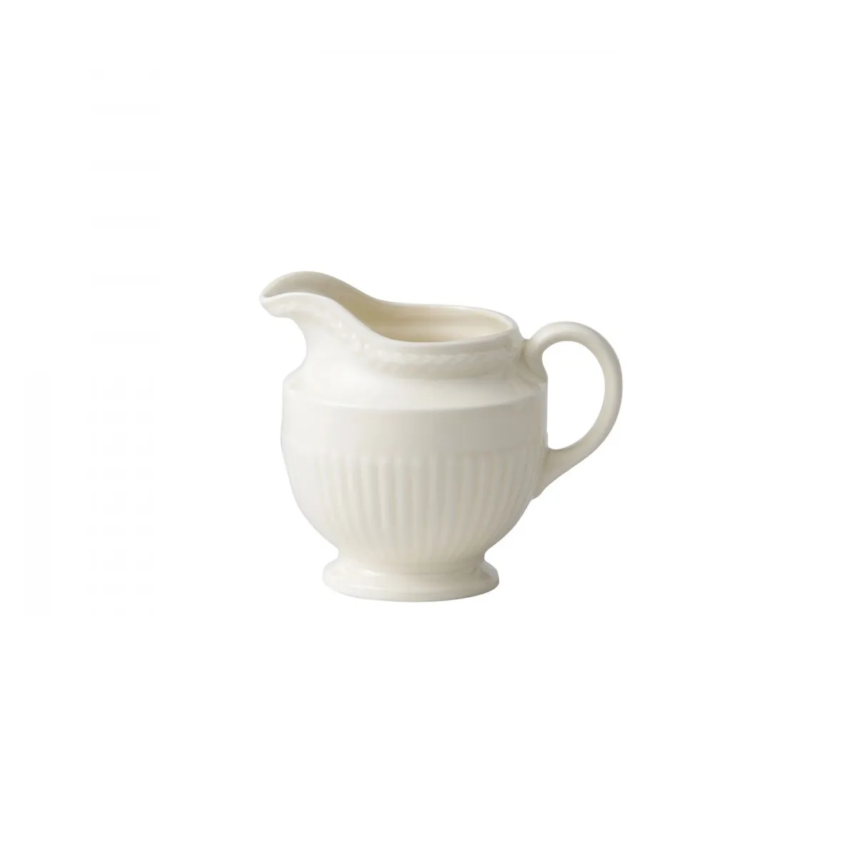 Pichet à crème et lait Edme, blanc Wedgwood