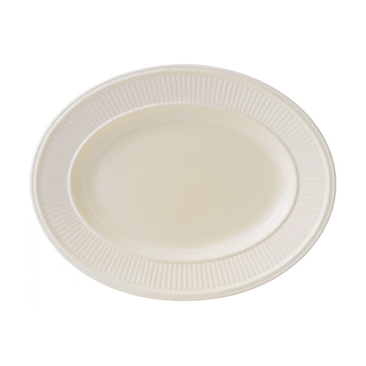 Plat de service ovale Edme, blanc Wedgwood
