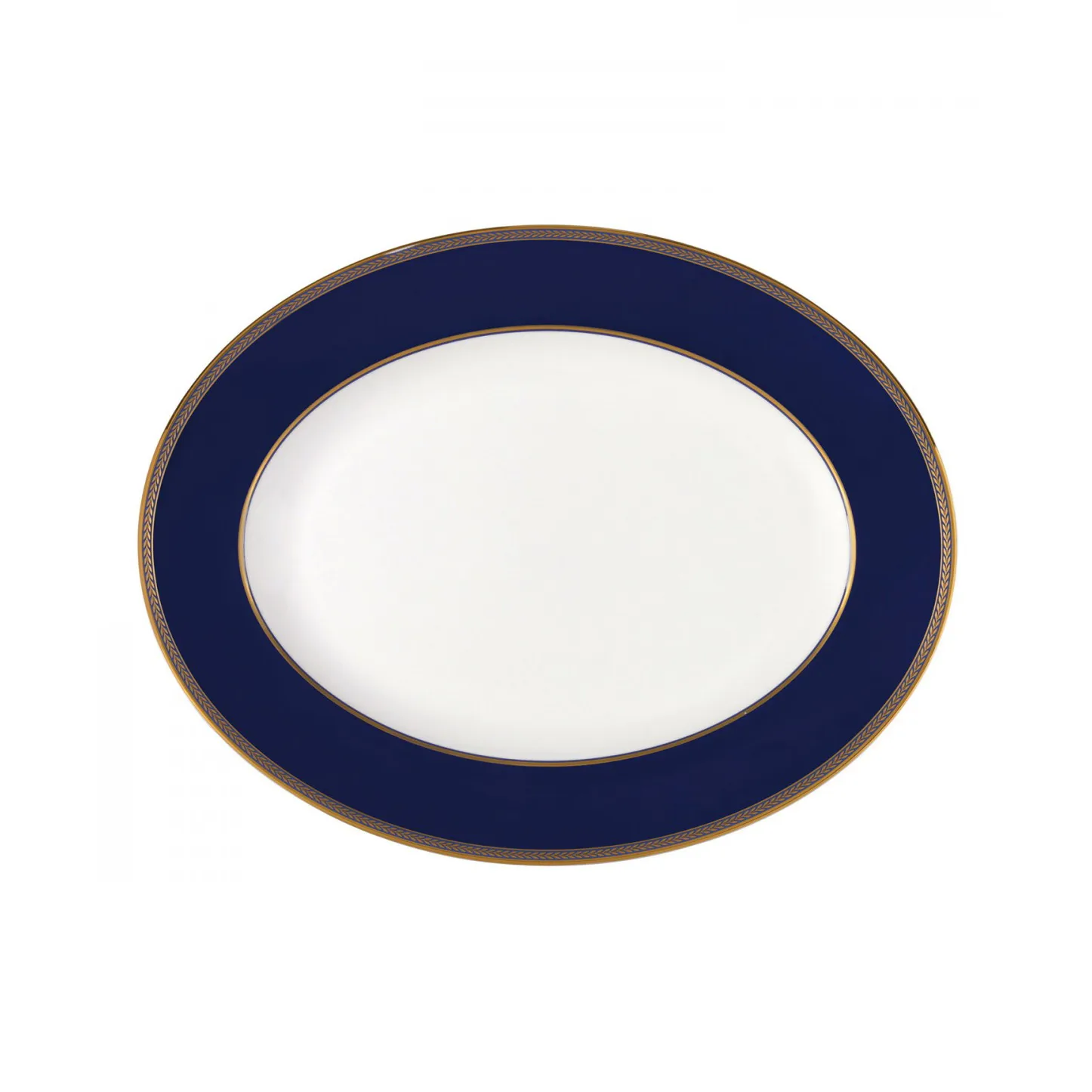 Plat de service ovale Renaissance Gold, 35 cm Wedgwood