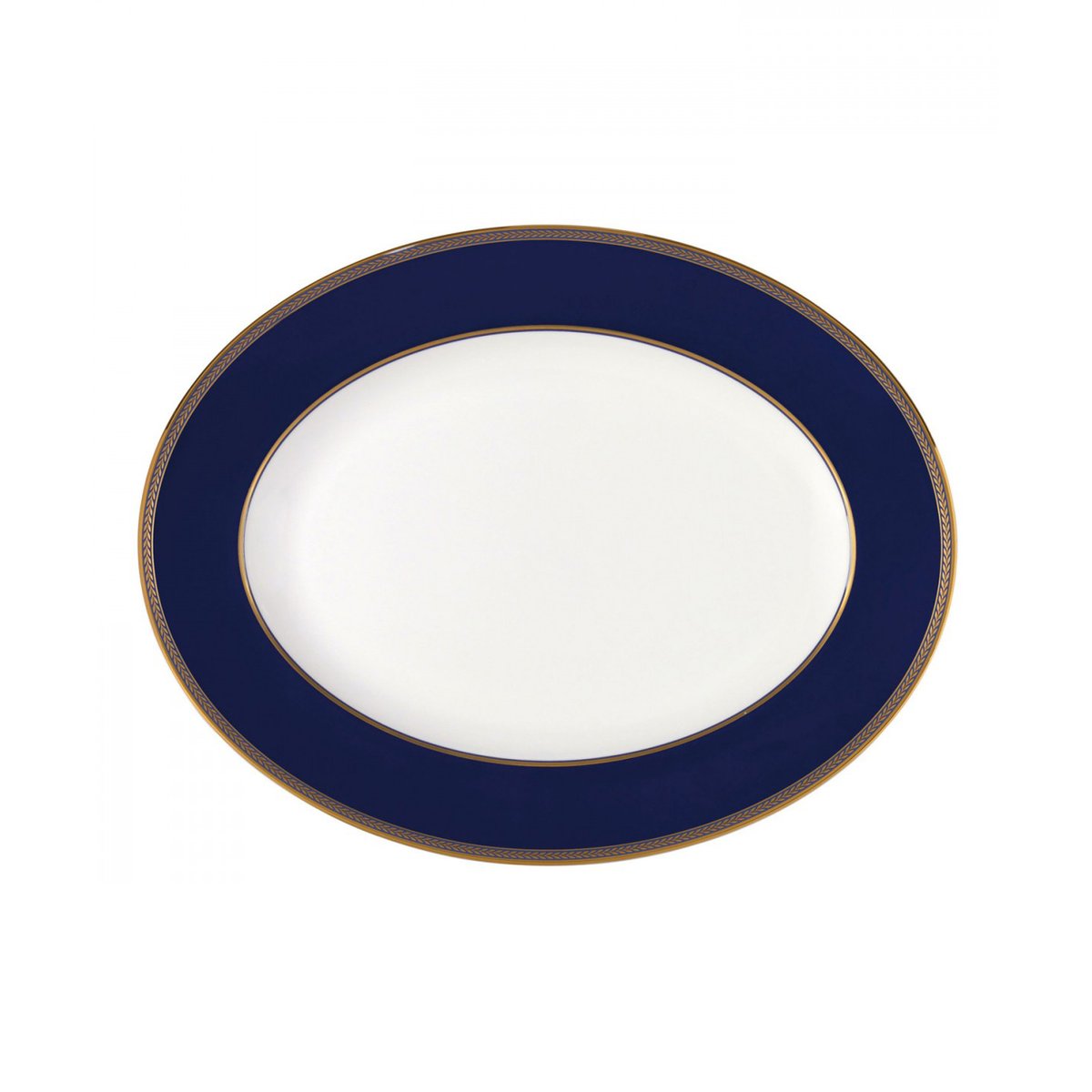 wedgwood plat de service ovale renaissance gold 35 cm