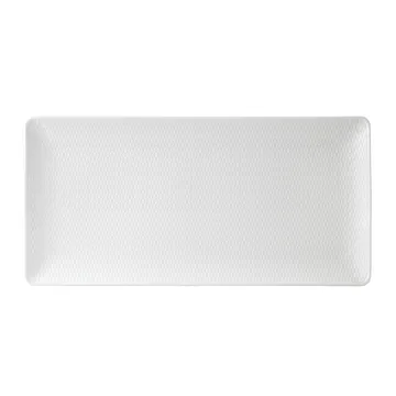 Plat de service rectangulaire Gio - blanc - Wedgwood