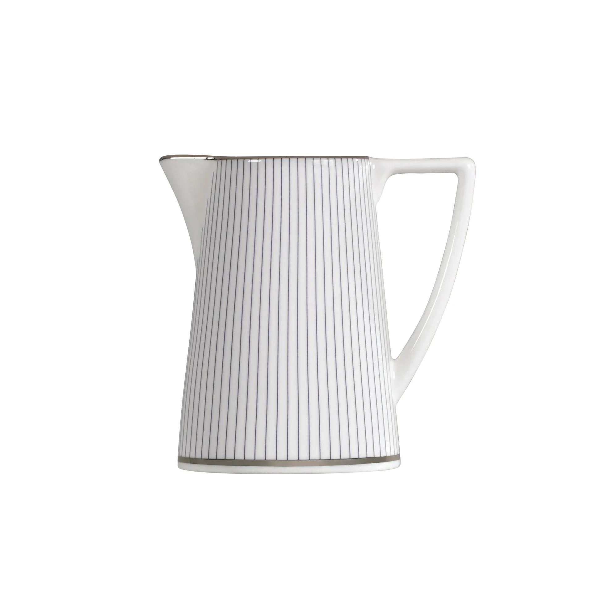 Pot à lait Pin Stripe 20 cl, Blanc Wedgwood