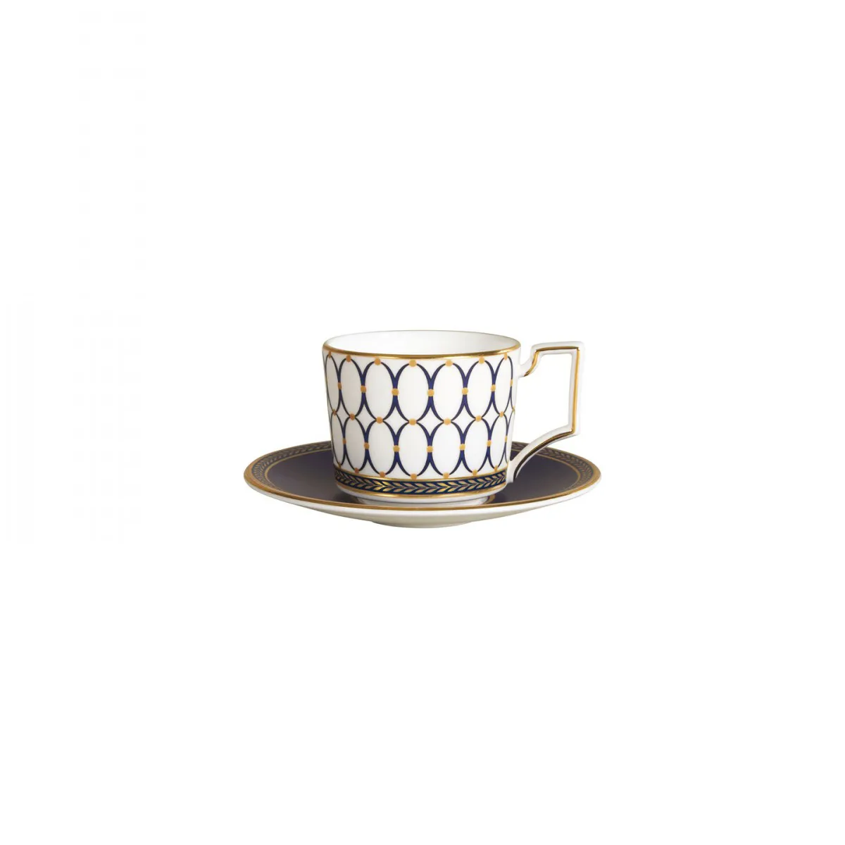 Soucoupe pour tasse à espresso Renaissance Gold, bleu Wedgwood