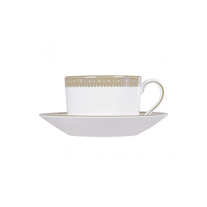 Soucoupe pour tasse à thé Vera Wang Lace Gold - blanc - Wedgwood
