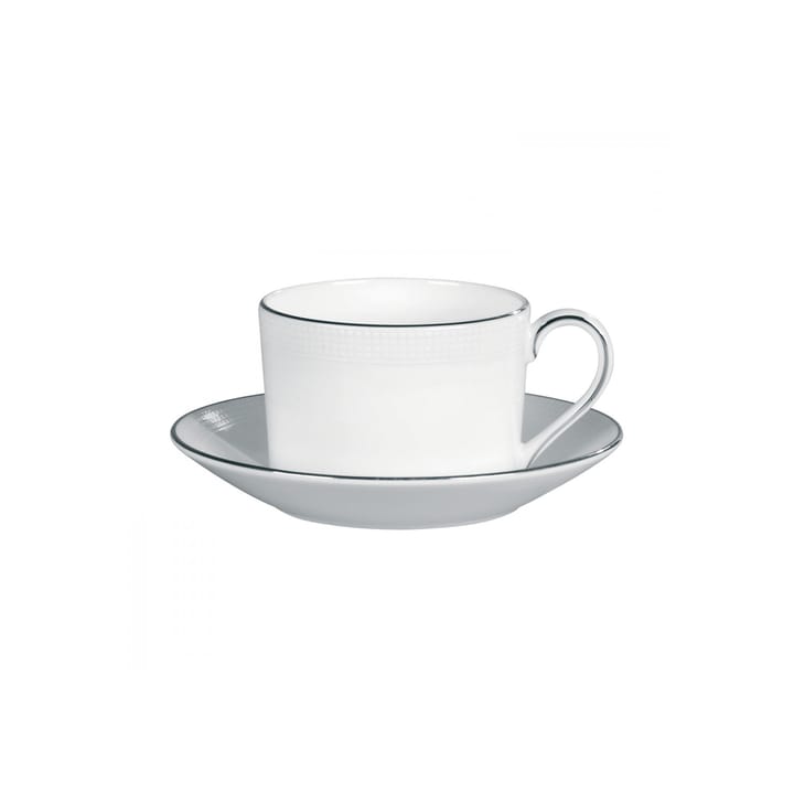 Soucoupe Vera Wang Blanc Sur Blanc, blanc Wedgwood