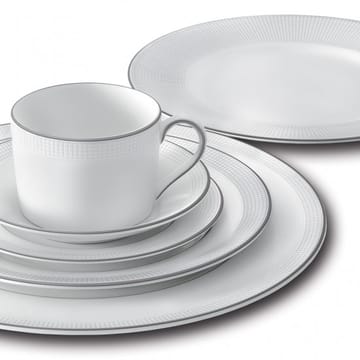 Soucoupe Vera Wang Blanc Sur Blanc - blanc - Wedgwood