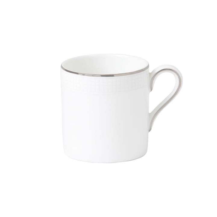 Tasse à espresso Vera Wang Blanc Sur Blanc - 8 cl - Wedgwood