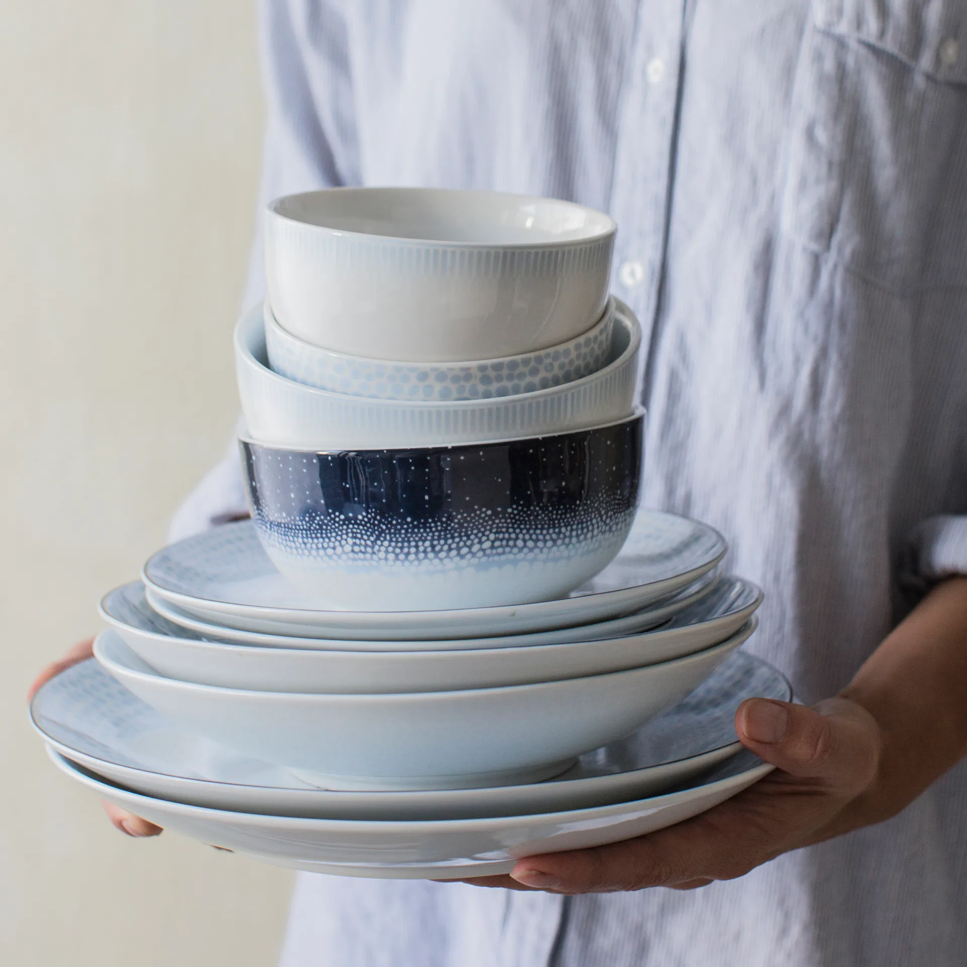 Assiette creuse Osean Ø 23 cm, Mer Wik & Walsøe