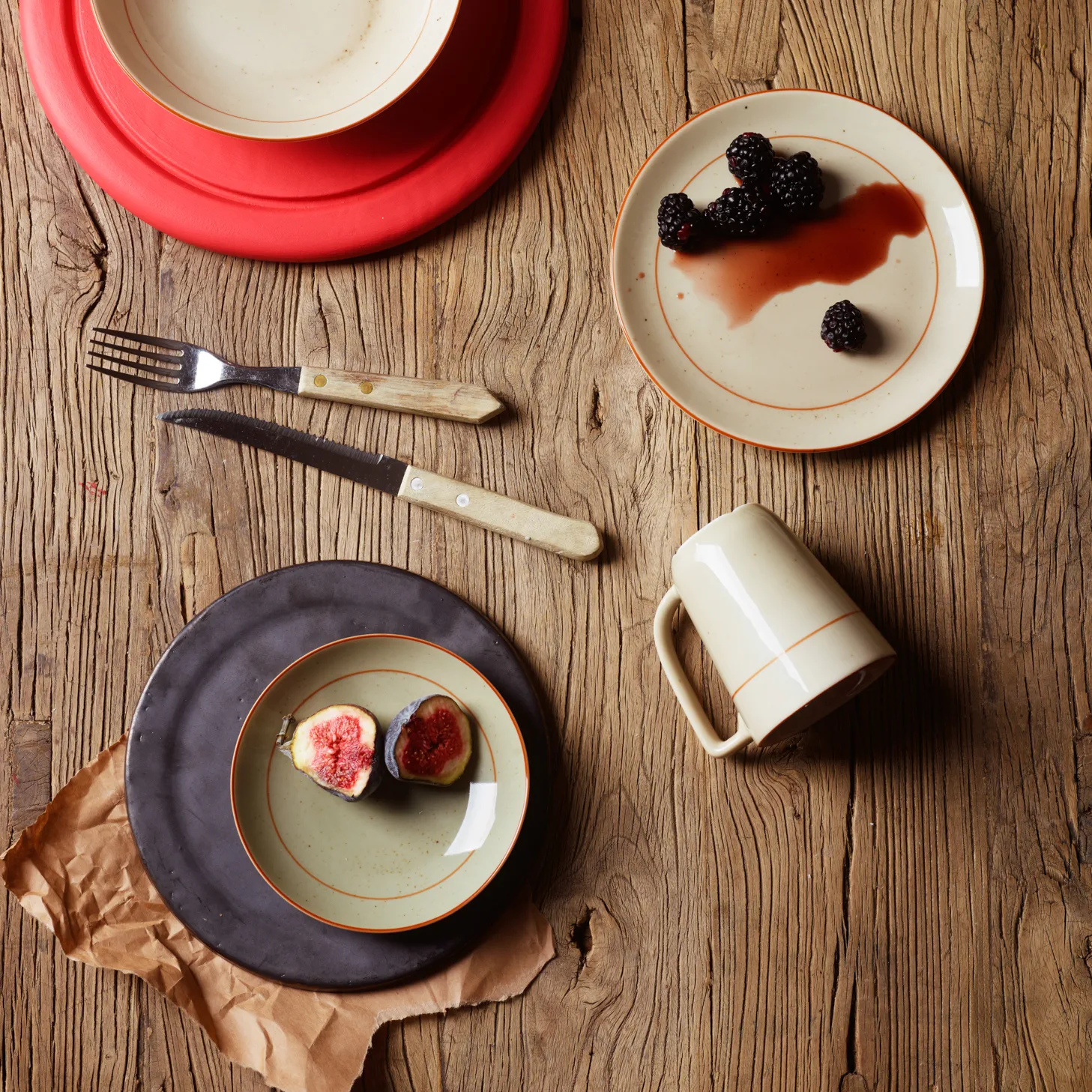 Assiette creuse Rustikk verte, 13 cm Wik & Walsøe