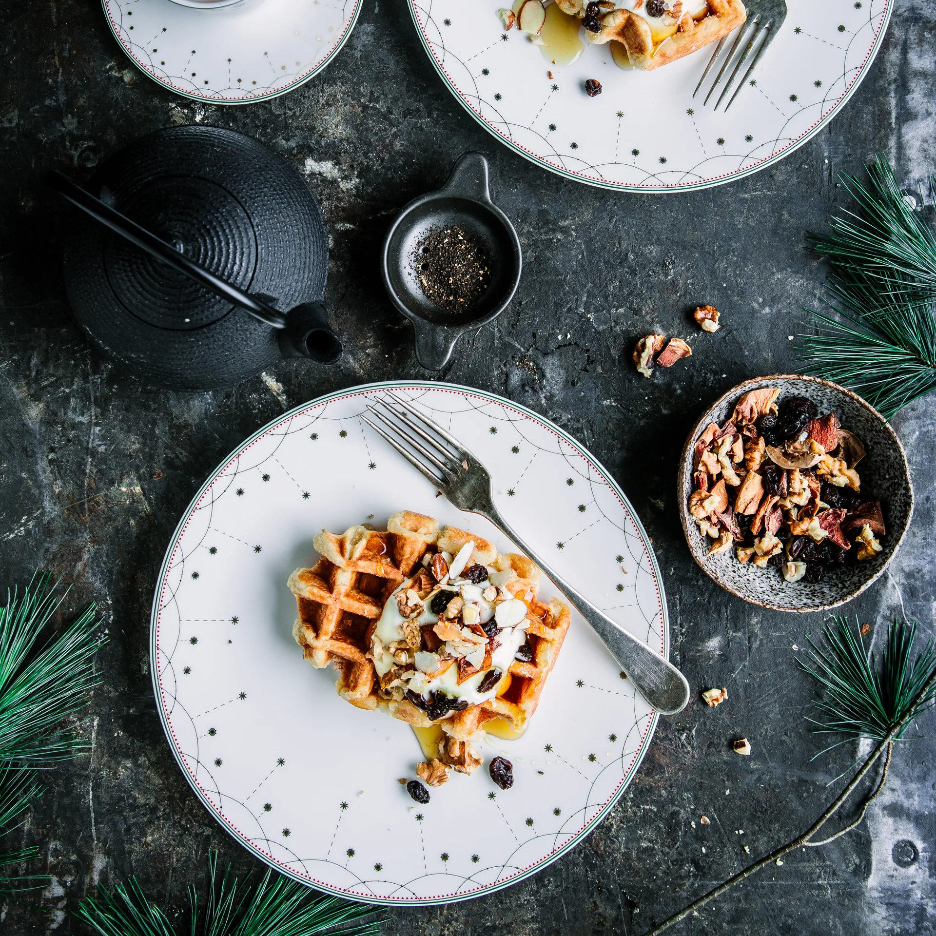 Assiette Julemorgen, 25 cm Wik & Walsøe