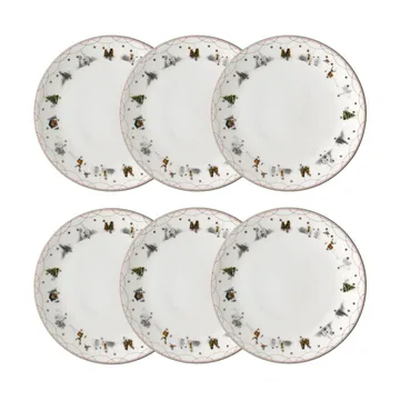 Assiette Julemorgen Ø28 cm lot de 6 - undefined - Wik & Walsøe