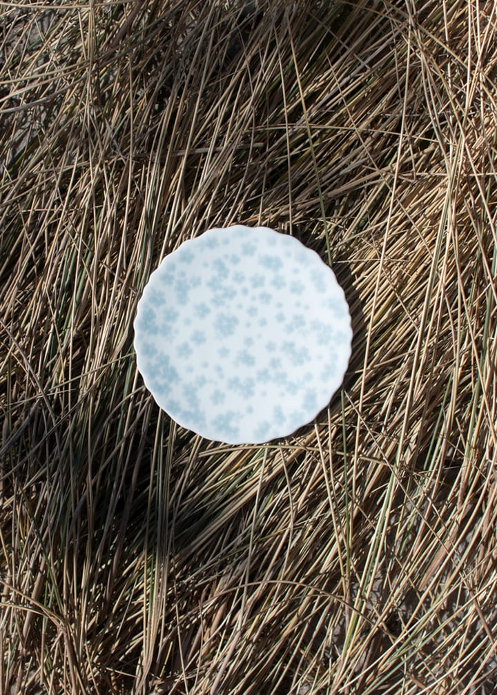 Assiette Slåpeblom Ø13 cm - Bleu - Wik & Walsøe