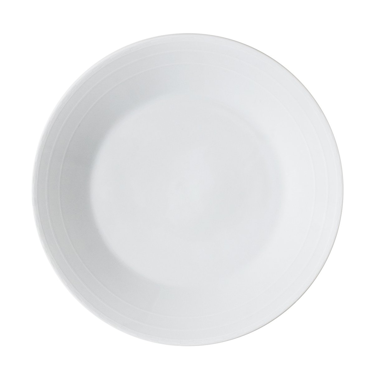 Wik & Walse Assiette Whitewood 28 cm | Design Scandinave | Assiettes à dessert | Blanc