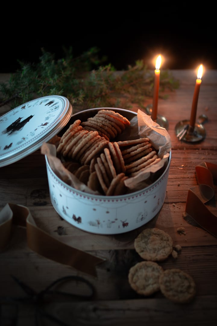 Boîte à biscuits Julemorgen Story, 2 pièces, Multi-blanc Wik & Walsøe