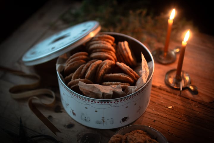 Boîte à biscuits Julemorgen Story, 2 pièces, Multi-blanc Wik & Walsøe